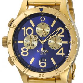 products nixon 48 20 chrono dourado azul sunray