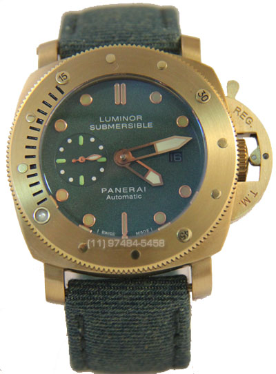 products panerai submersible gold green